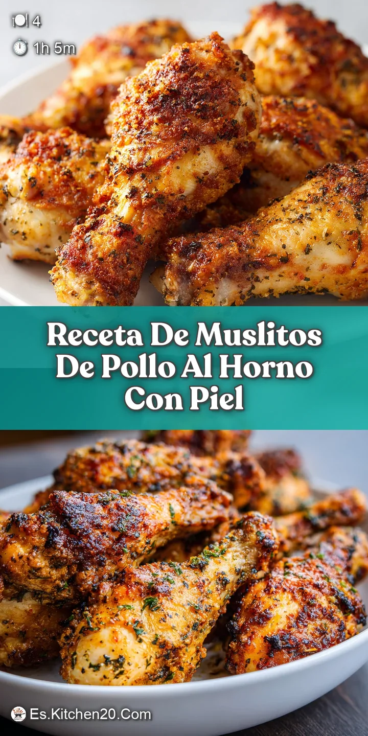 Close-up on perfectly roasted chicken drumstick; focus is on the crisp, browned skin with herbs. Deliciously savory and in...