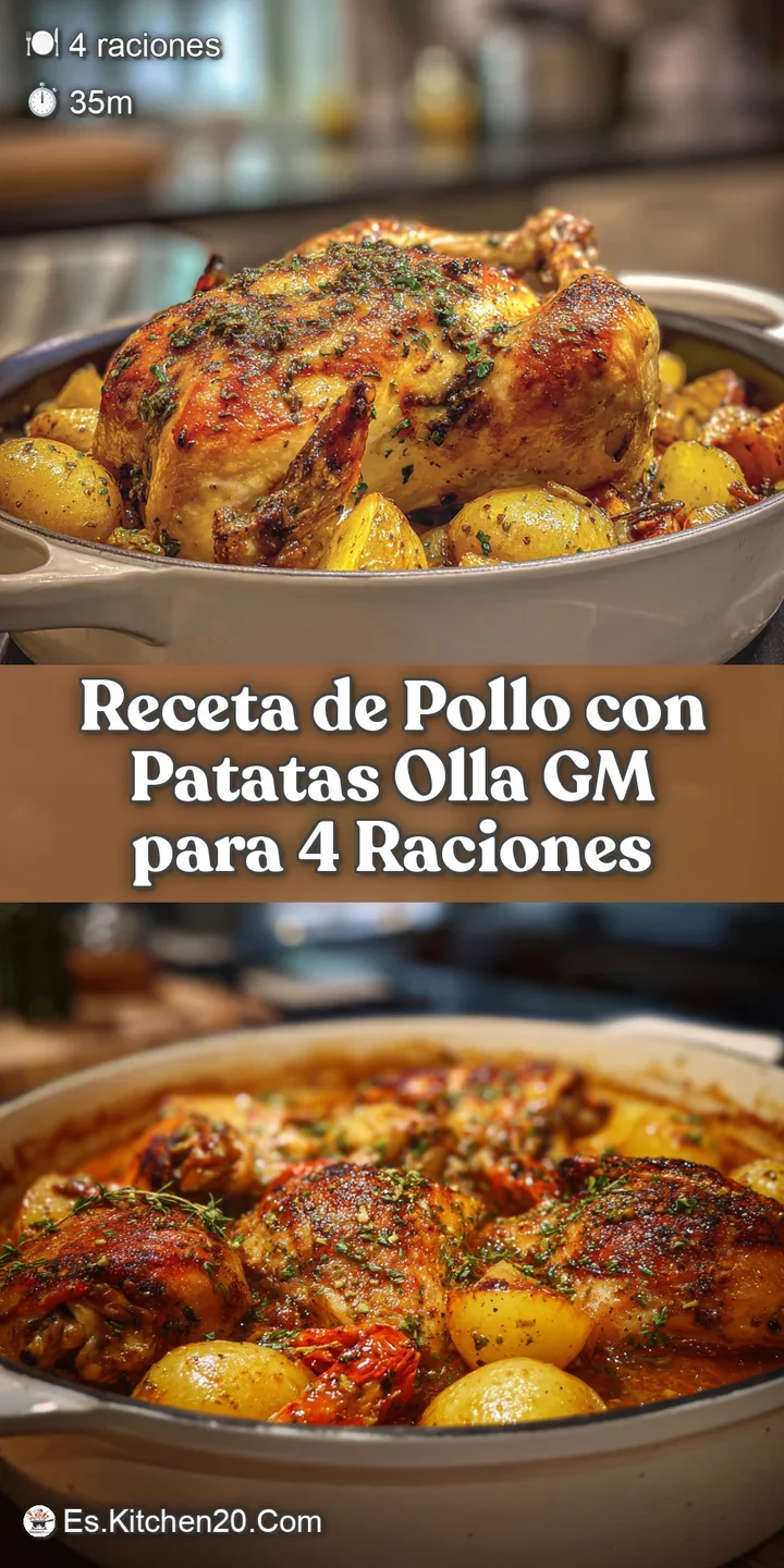 Appetizing close-up of chicken and potatoes, simmered to perfection in a flavorful, glistening sauce, promising a comforti...