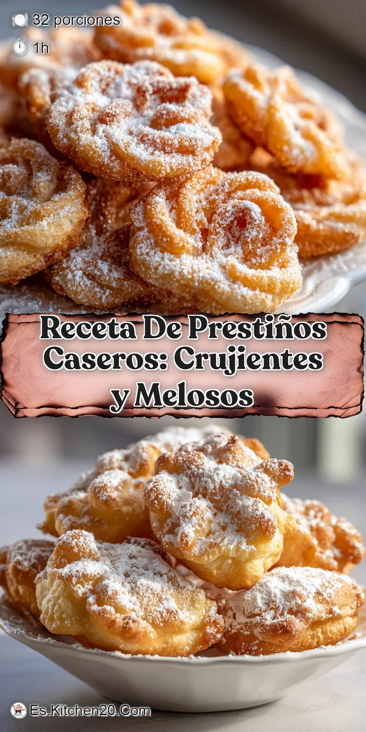 Close-up of a glistening, golden-brown presti&ntilde;o, showcasing its flaky texture and a rich honey glaze dripping down the side.