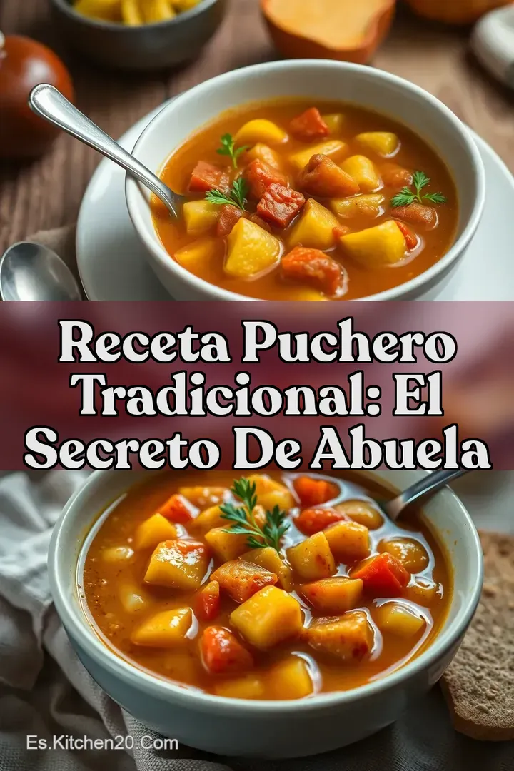 Receta Puchero Tradicional: El Secreto de Abuela