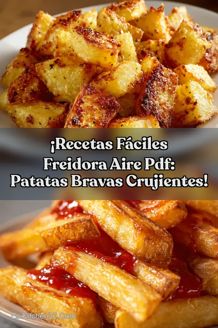 &iexcl;Recetas F&aacute;ciles Freidora Aire PDF: Patatas Bravas Crujientes!