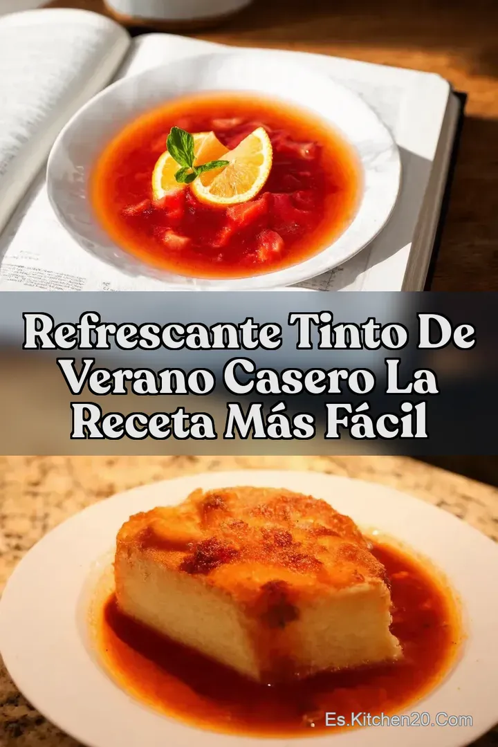 Refrescante Tinto de Verano Casero La Receta M&aacute;s F&aacute;cil