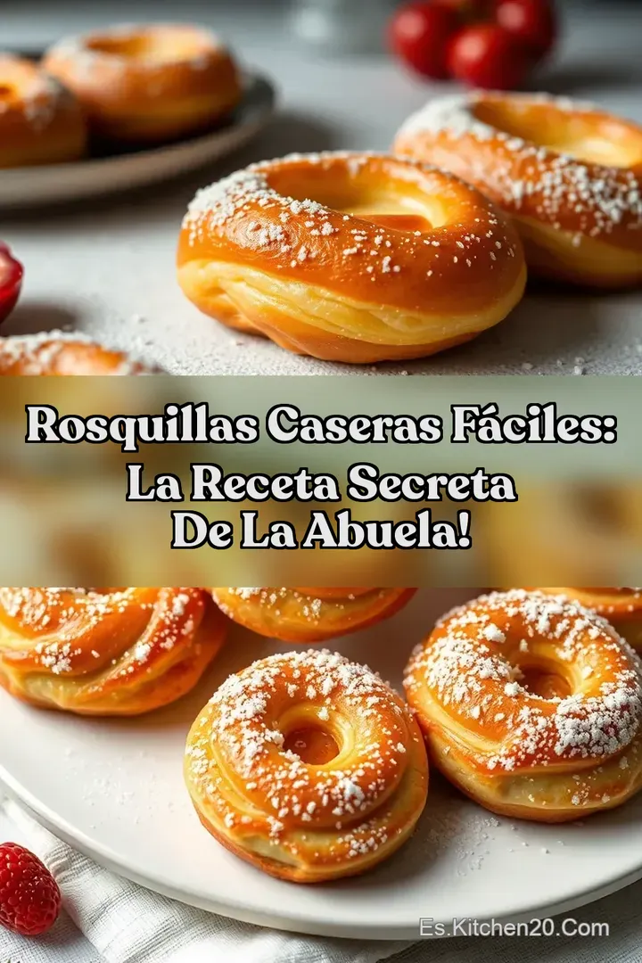 Rosquillas Caseras F&aacute;ciles: La Receta Secreta de la Abuela!