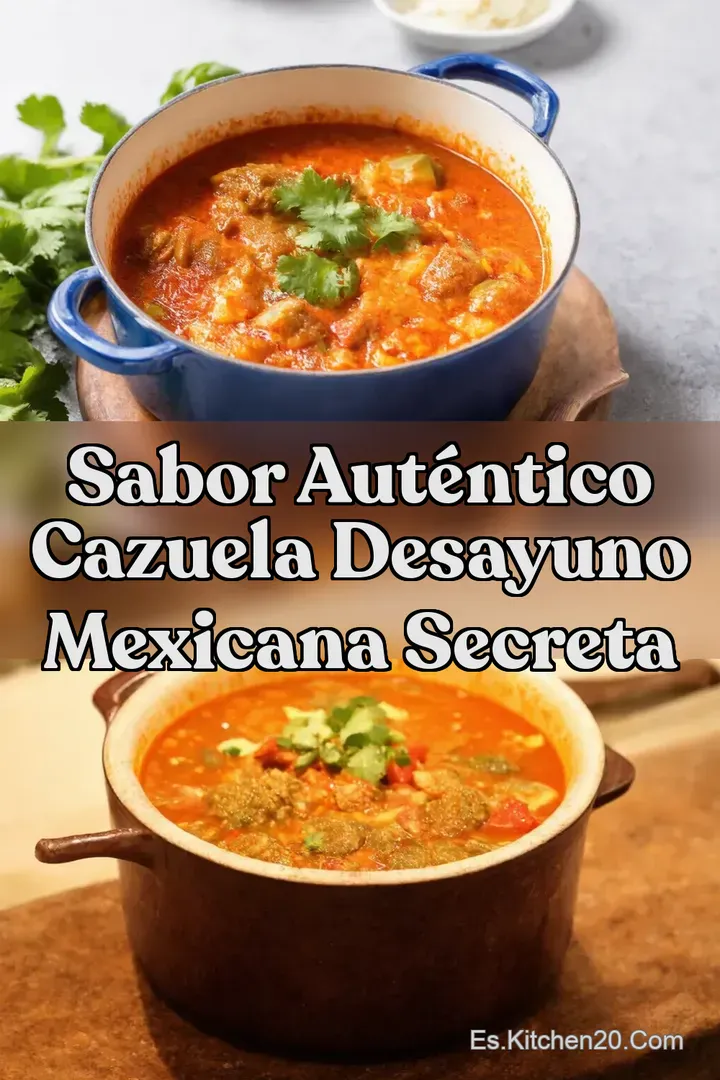 Sabor Aut&eacute;ntico Cazuela Desayuno Mexicana Secreta