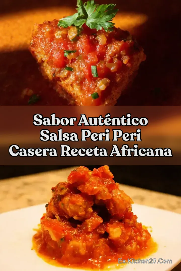 Sabor Aut&eacute;ntico Salsa Peri Peri Casera Receta Africana