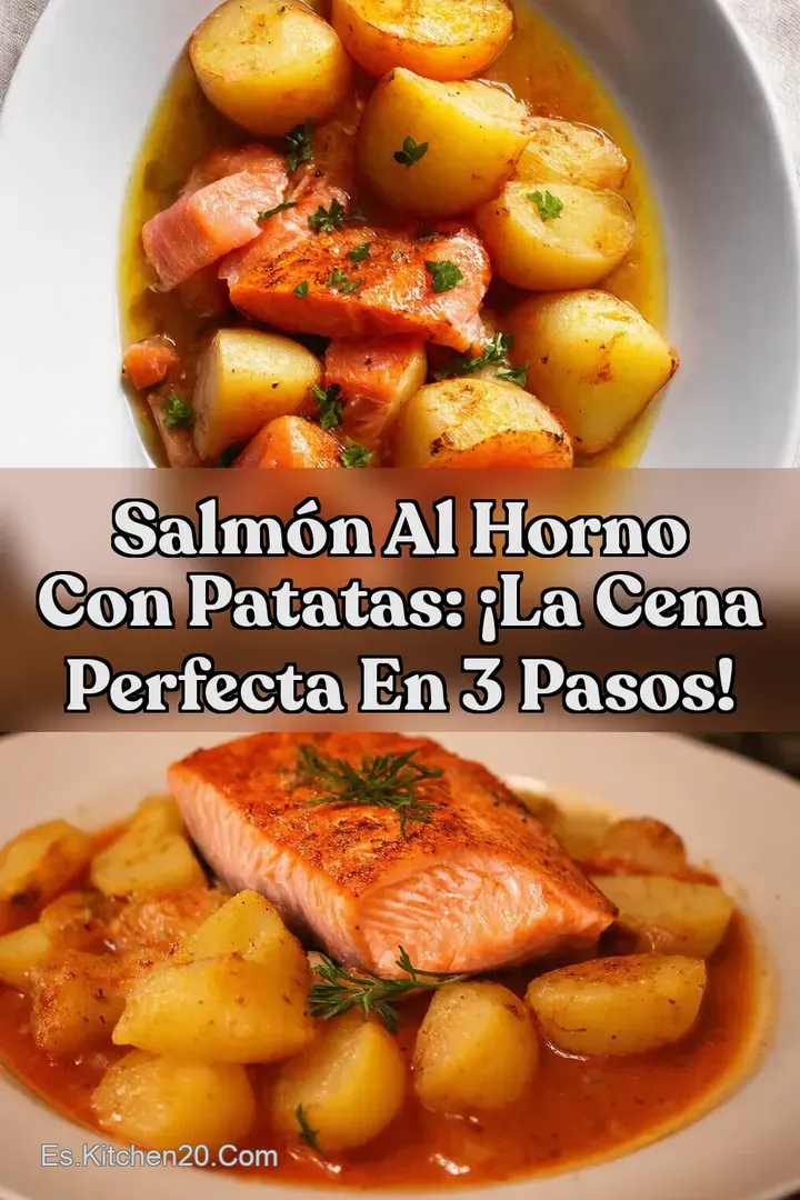 Salm&oacute;n al Horno con Patatas: &iexcl;La Cena Perfecta en 3 Pasos!