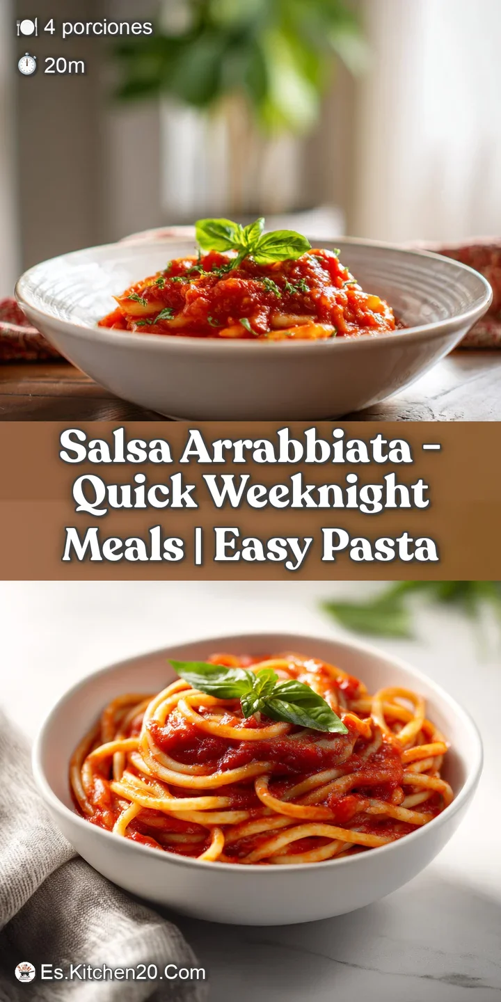 Close-up of a fork twirling rich, chunky arrabbiata sauce coating strands of pasta.