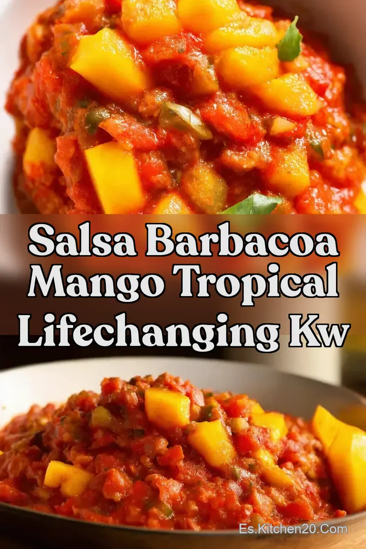 Salsa Barbacoa Mango Tropical LifeChanging kw
