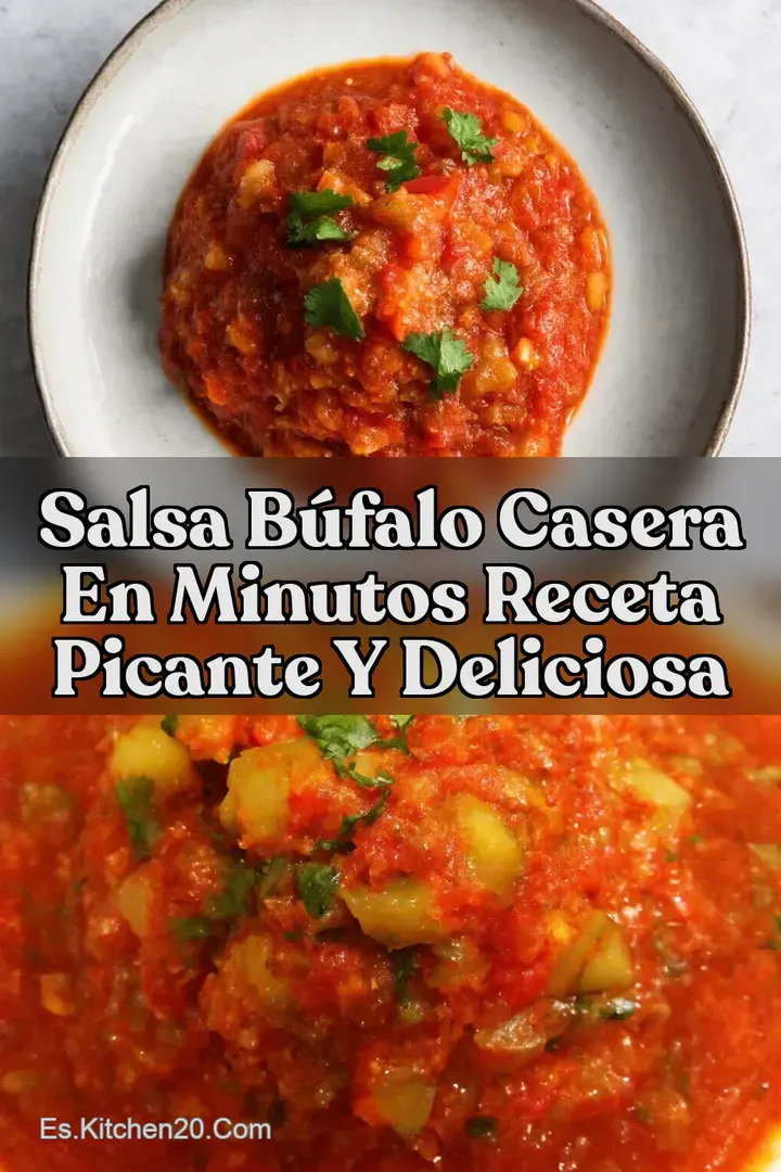 Salsa B&uacute;falo Casera en Minutos Receta Picante y Deliciosa
