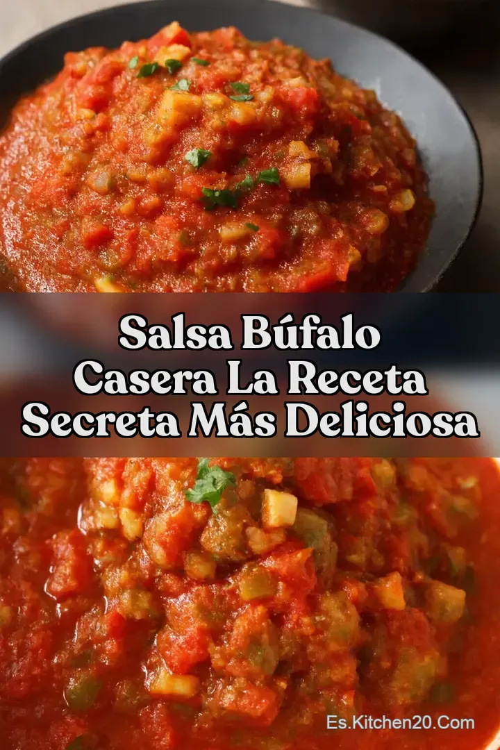 Salsa B&uacute;falo Casera La Receta Secreta M&aacute;s Deliciosa