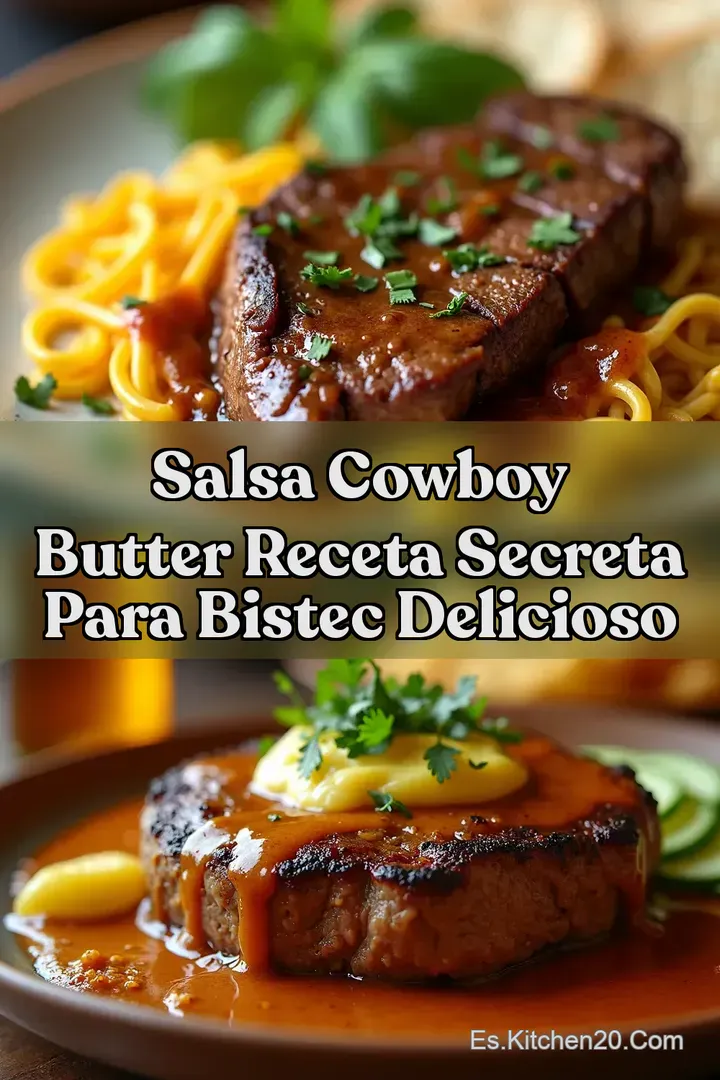 Salsa Cowboy Butter Receta Secreta para Bistec Delicioso