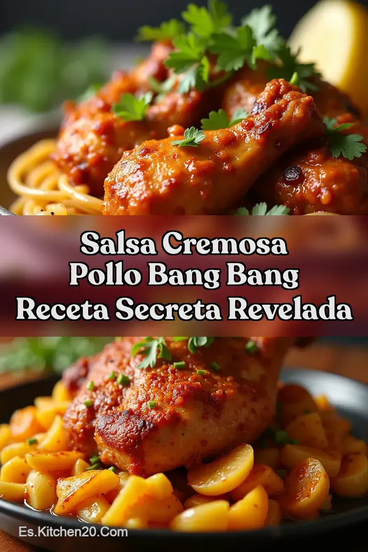 Salsa Cremosa Pollo Bang Bang Receta Secreta Revelada