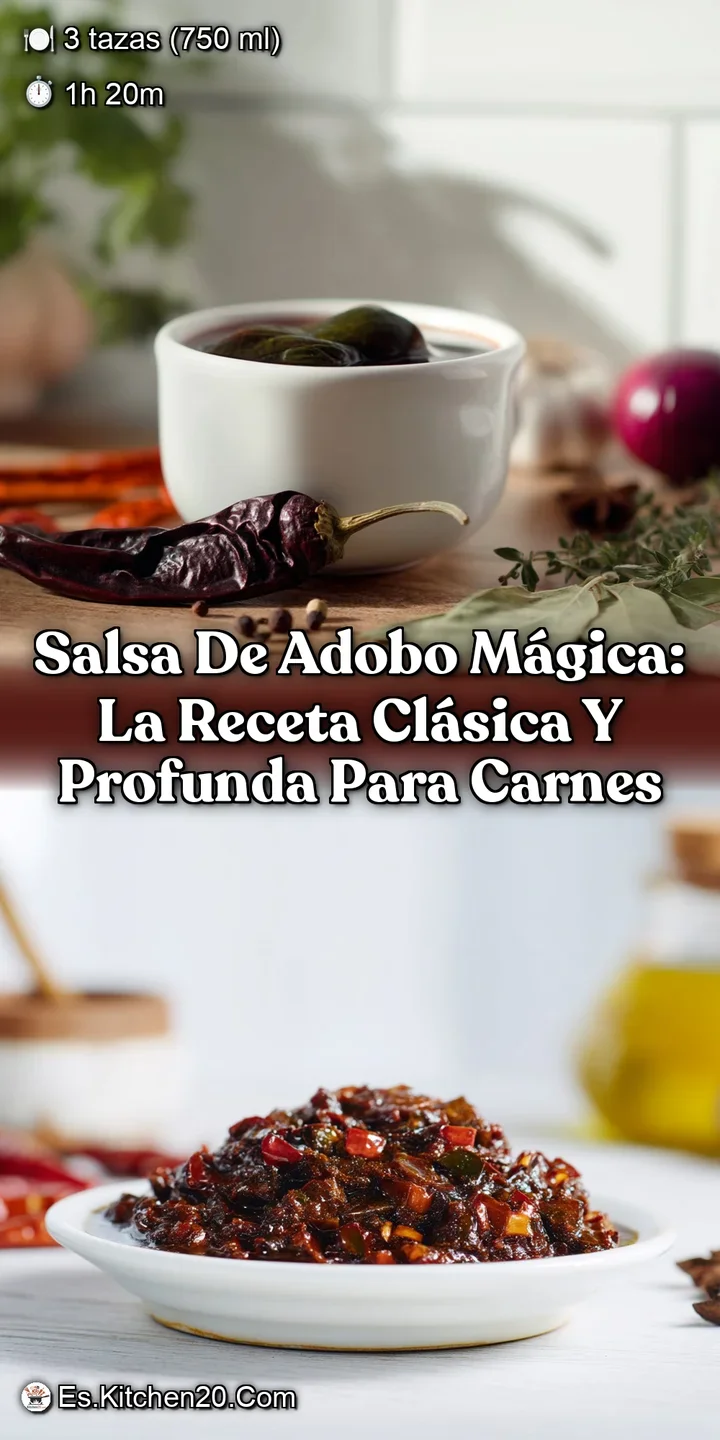 Salsa de Adobo M&aacute;gica: La Receta Cl&aacute;sica y Profunda para Carnes