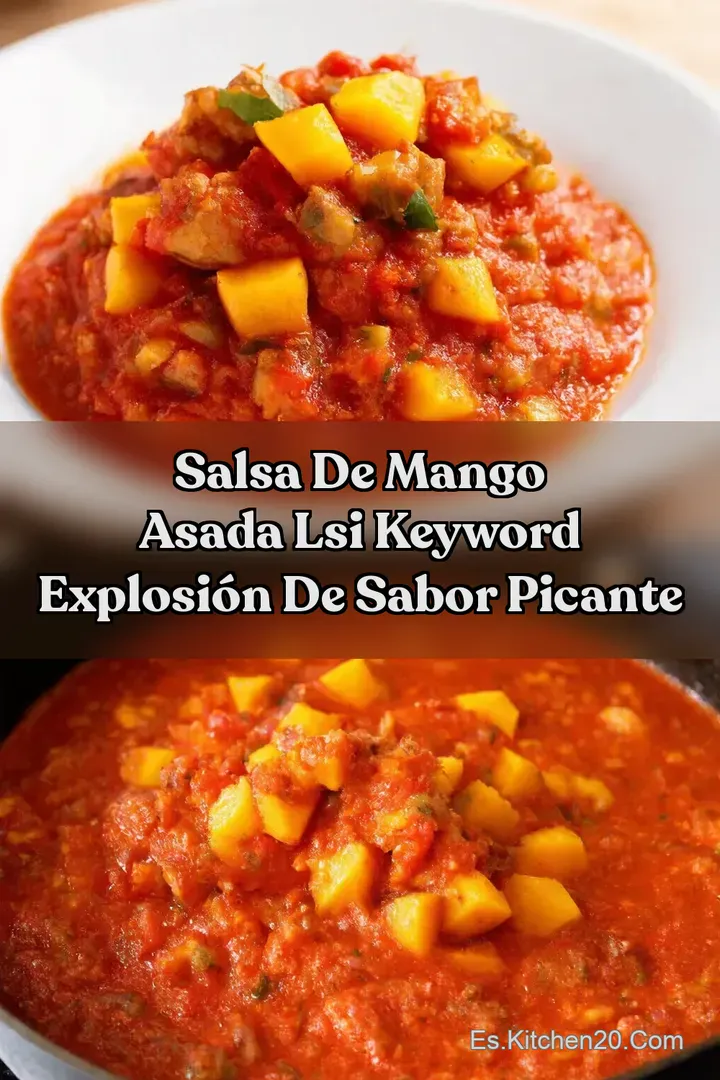 Salsa de Mango Asada LSI keyword Explosi&oacute;n de Sabor Picante