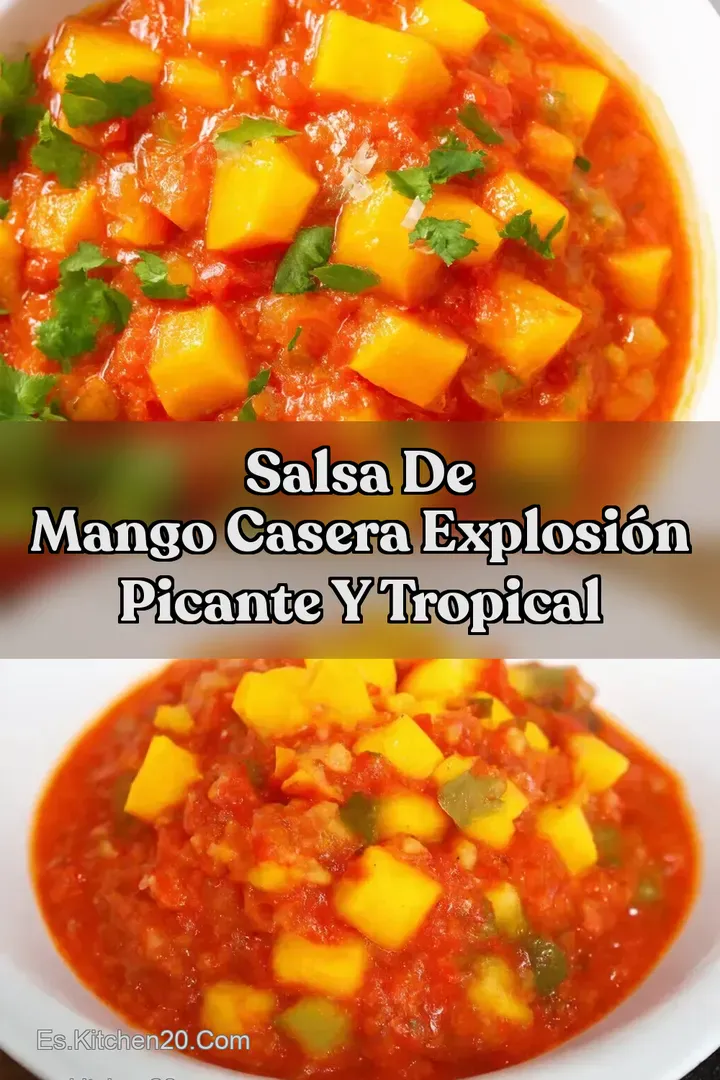 Salsa de Mango Casera Explosi&oacute;n Picante y Tropical
