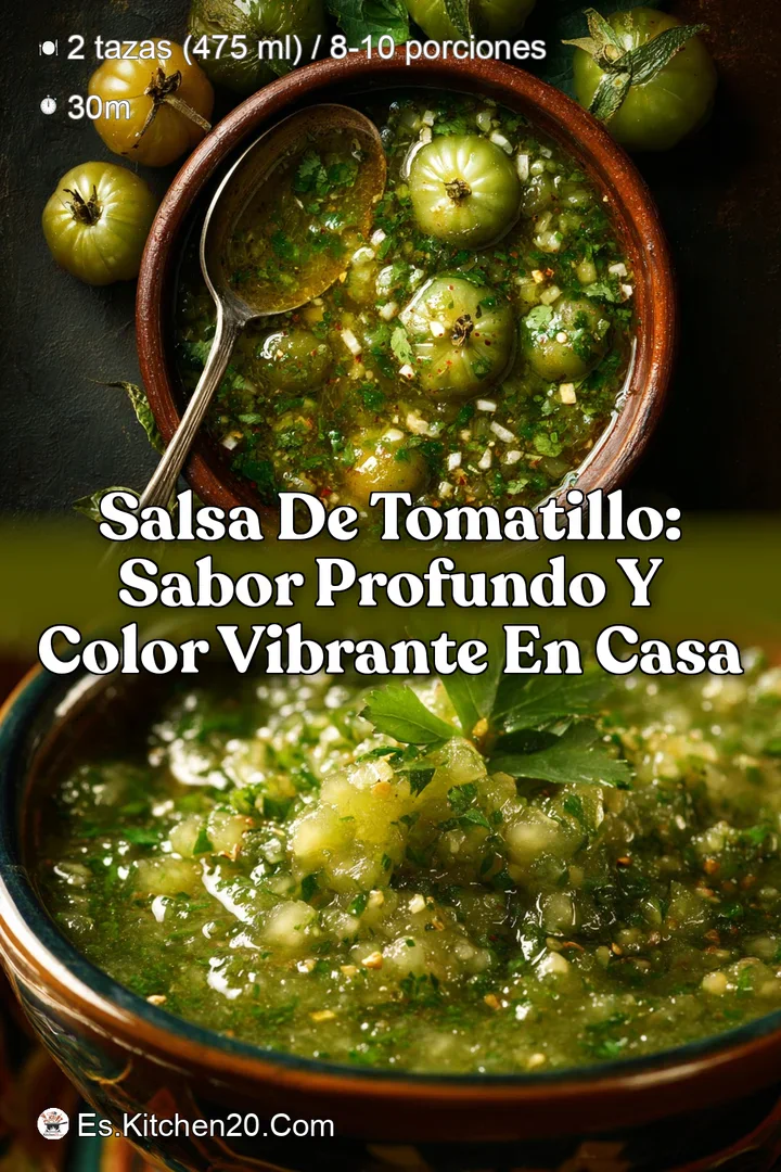 Salsa de Tomatillo: Sabor Profundo y Color Vibrante en Casa