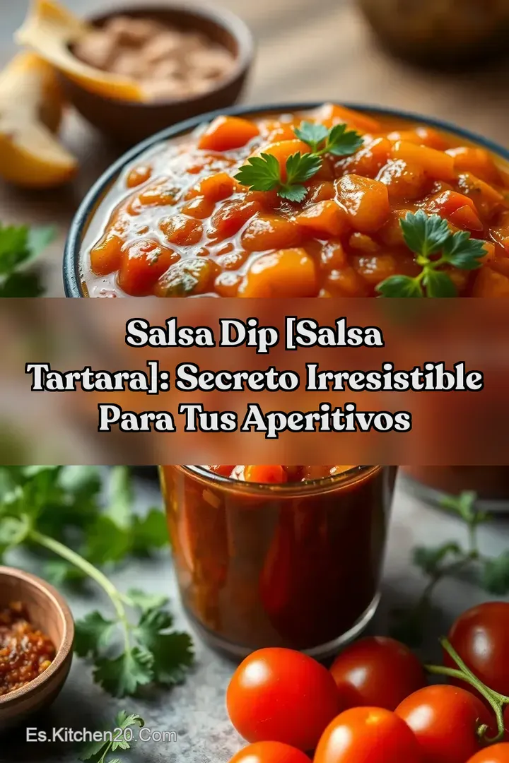 Salsa Dip [salsa tartara]: Secreto Irresistible Para Tus Aperitivos
