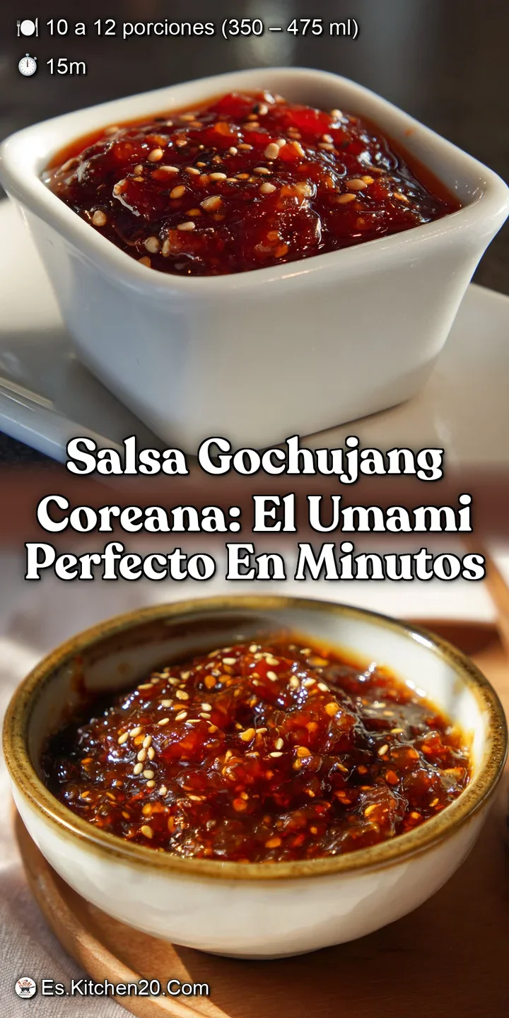Salsa Gochujang Coreana: El Umami Perfecto en Minutos