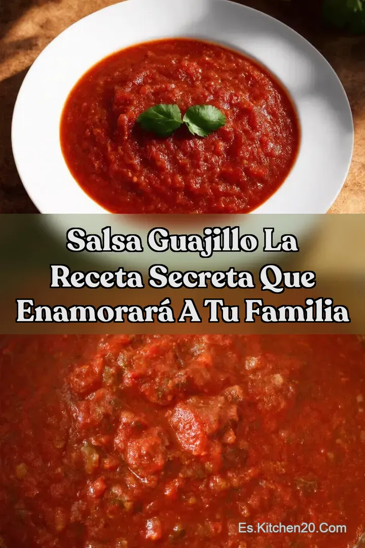 Salsa Guajillo La Receta Secreta que Enamorar&aacute; a tu Familia
