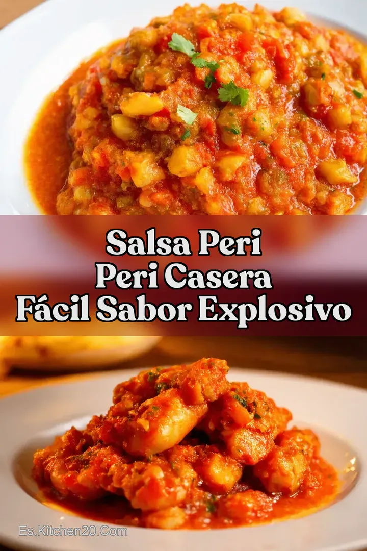Salsa Peri Peri Casera F&aacute;cil Sabor Explosivo