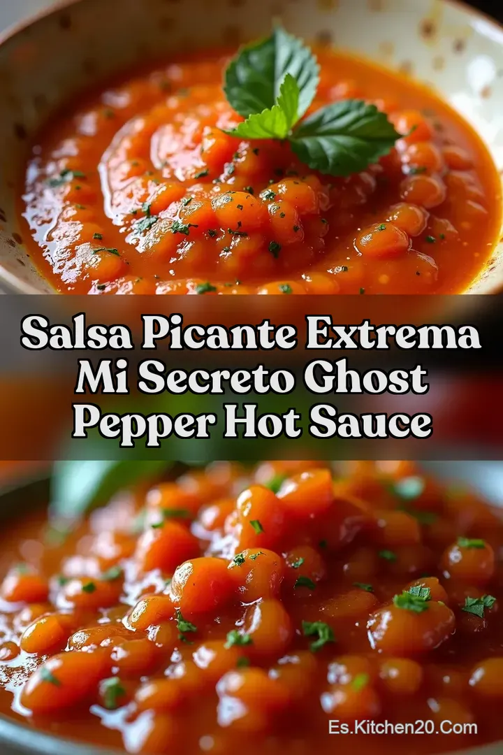 Salsa Picante Extrema Mi Secreto Ghost Pepper Hot Sauce