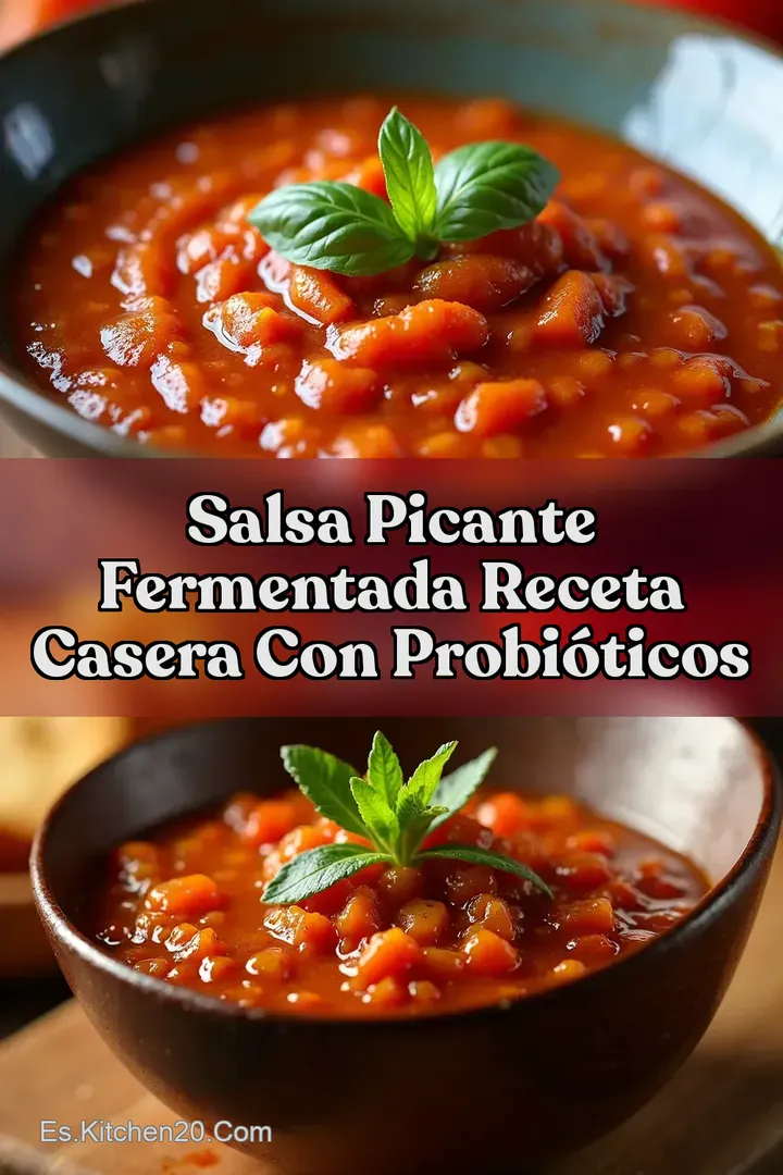Salsa Picante Fermentada Receta Casera Con Probi&oacute;ticos