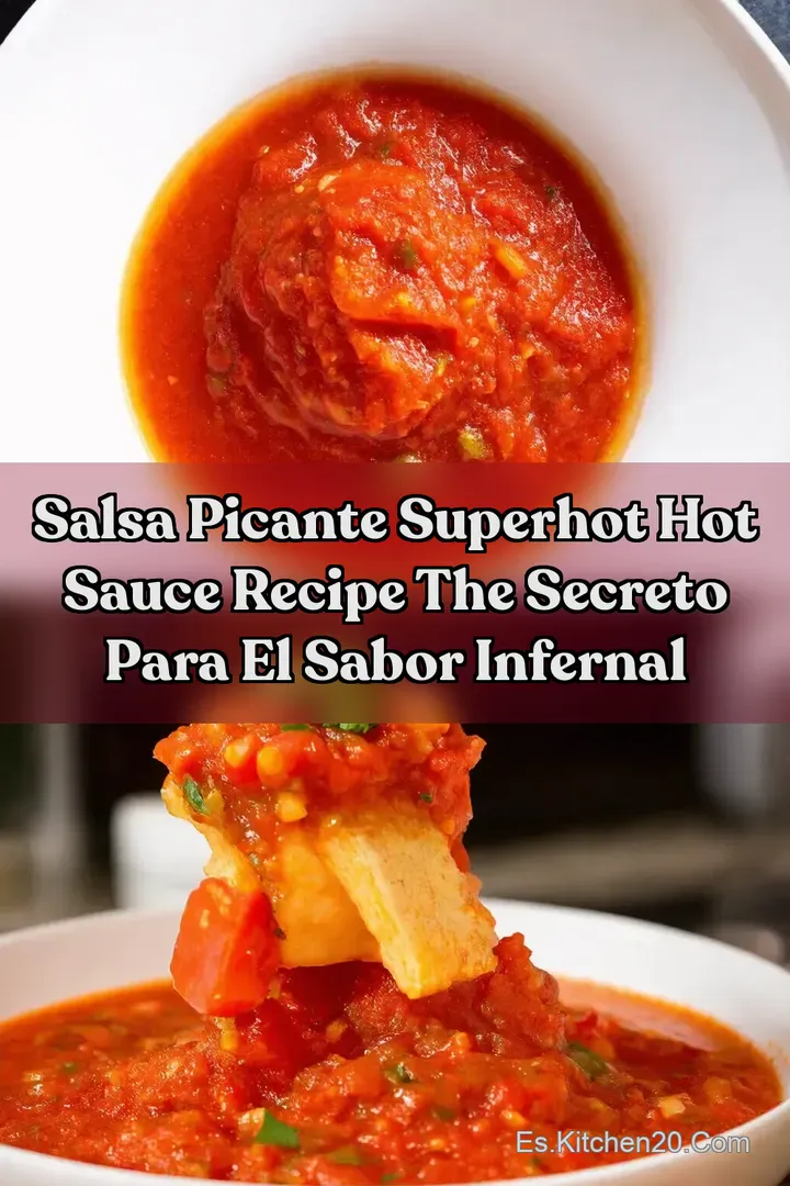 Salsa Picante Superhot Hot Sauce Recipe The Secreto para el Sabor Infernal