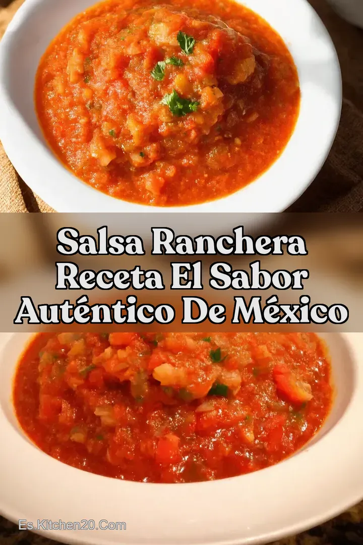 Salsa Ranchera Receta El Sabor Aut&eacute;ntico de M&eacute;xico