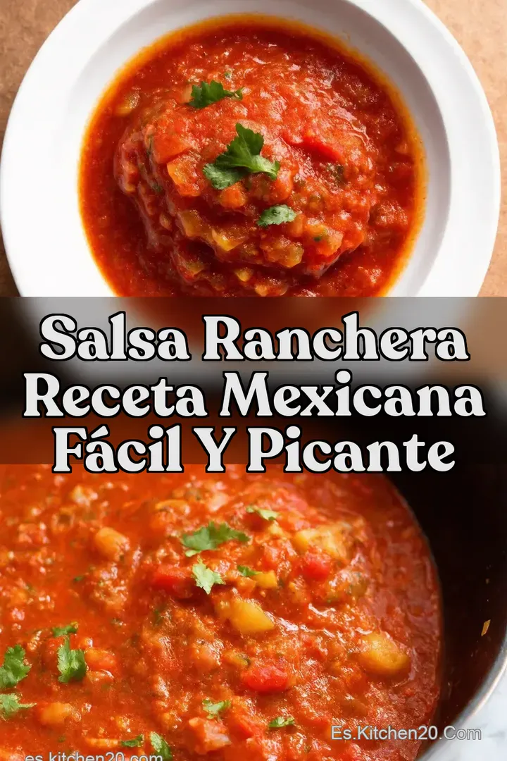Salsa Ranchera Receta Mexicana F&aacute;cil y Picante