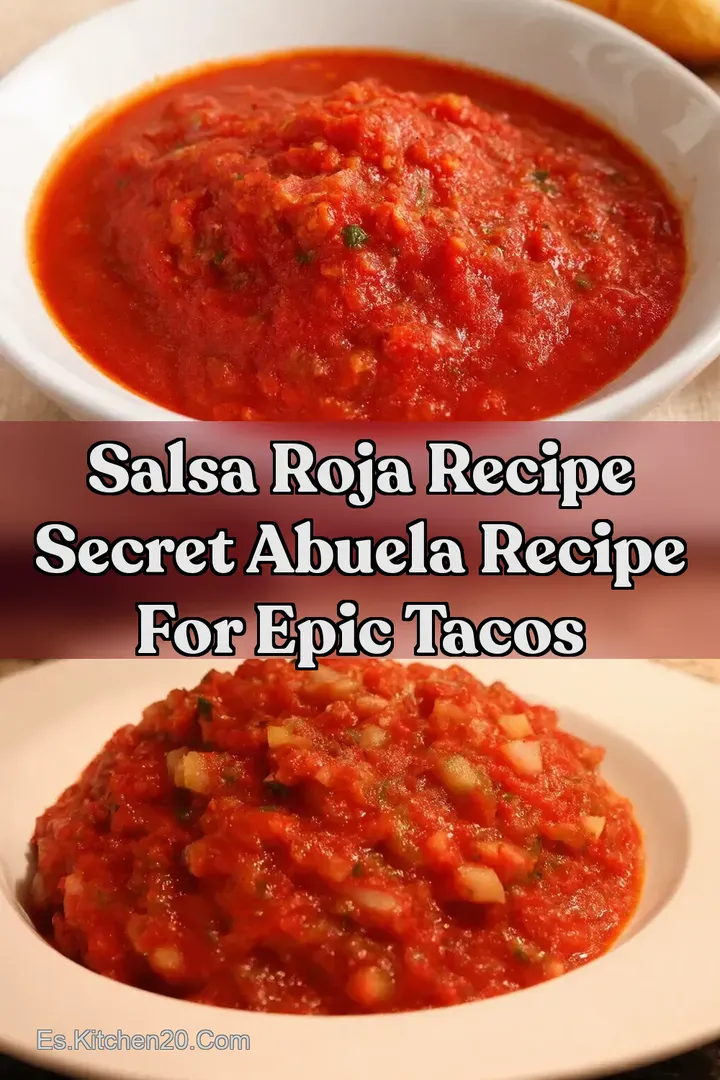 Salsa Roja Recipe Secret Abuela Recipe for Epic Tacos