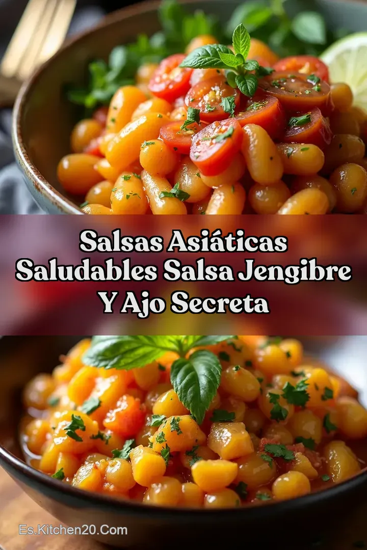 Salsas Asi&aacute;ticas Saludables Salsa Jengibre y Ajo Secreta