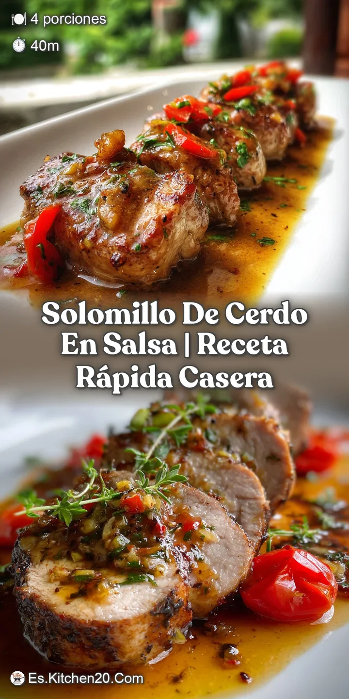 Close-up showcasing tender pork bathed in shimmering sauce. The rich brown color and visible juices scream deliciousness. ...