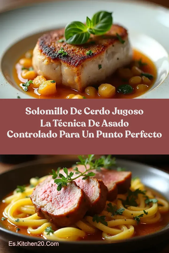 Solomillo de Cerdo Jugoso La T&eacute;cnica de Asado Controlado para un Punto Perfecto