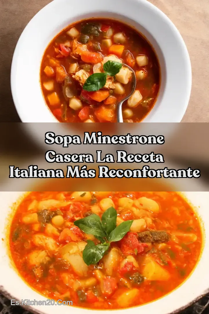 Sopa Minestrone Casera La Receta Italiana M&aacute;s Reconfortante