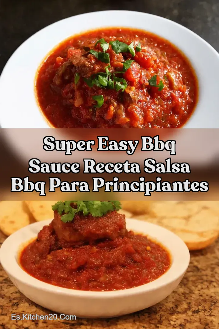 Super Easy BBQ Sauce Receta Salsa BBQ para Principiantes