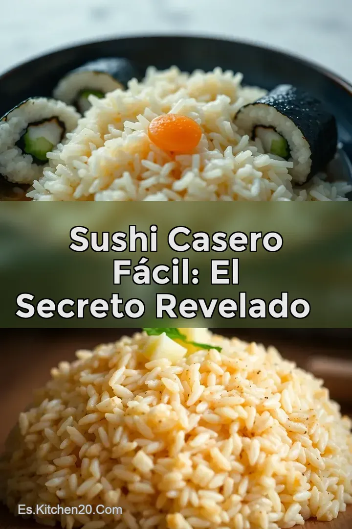 Sushi Casero F&aacute;cil: El Secreto Revelado ✨🍣
