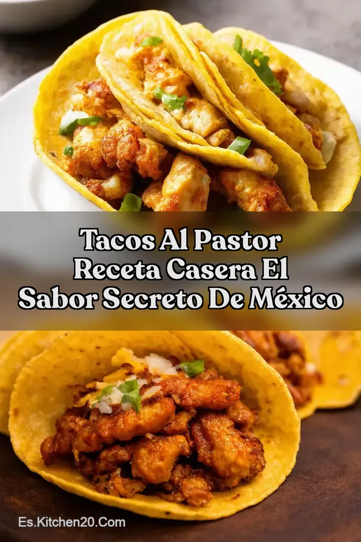 Tacos al Pastor Receta Casera El Sabor Secreto de M&eacute;xico