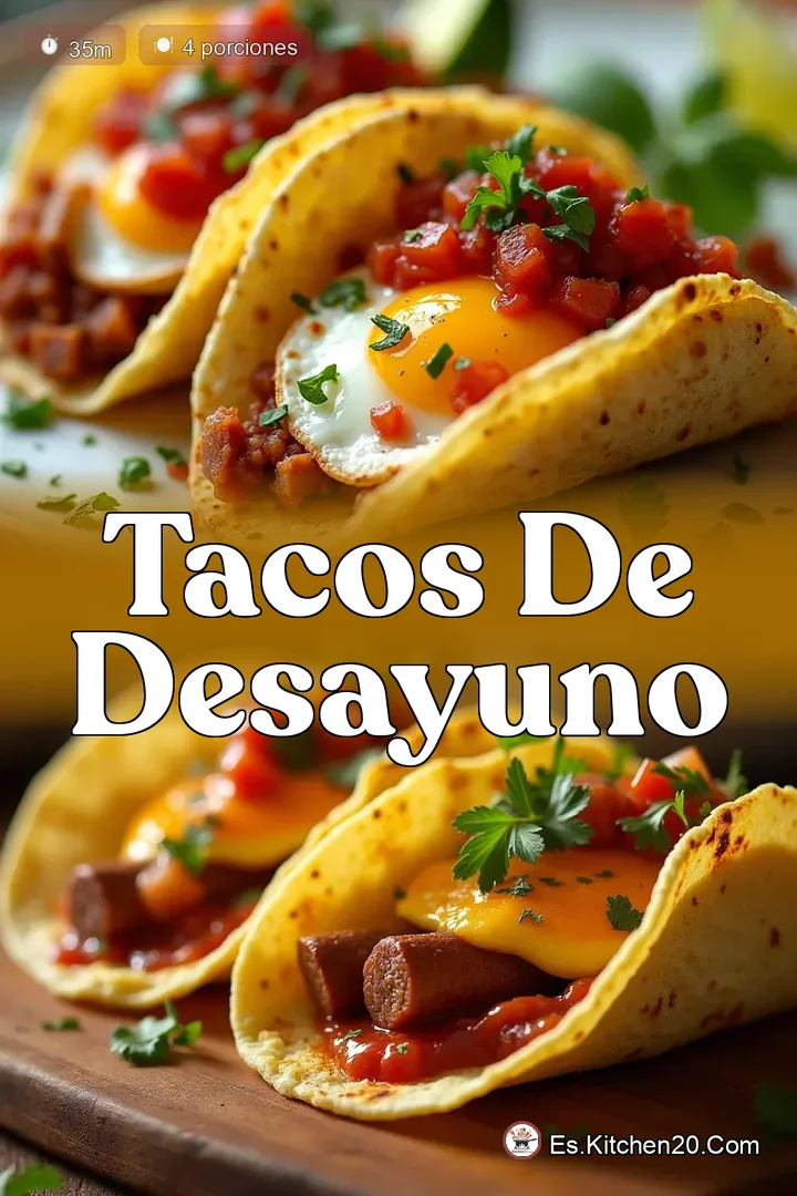 Receta Tacos de Desayuno Picantes con Chorizo y Salsa Macha - es.kitchen20.com