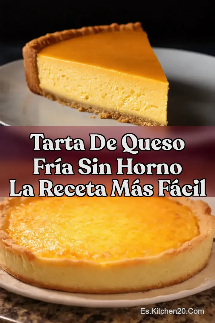 Tarta de Queso Fr&iacute;a Sin Horno La Receta M&aacute;s F&aacute;cil