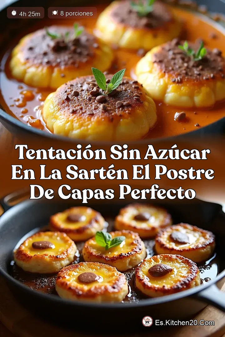 Tentaci&oacute;n Sin Az&uacute;car en la Sart&eacute;n El Postre de Capas Perfecto
