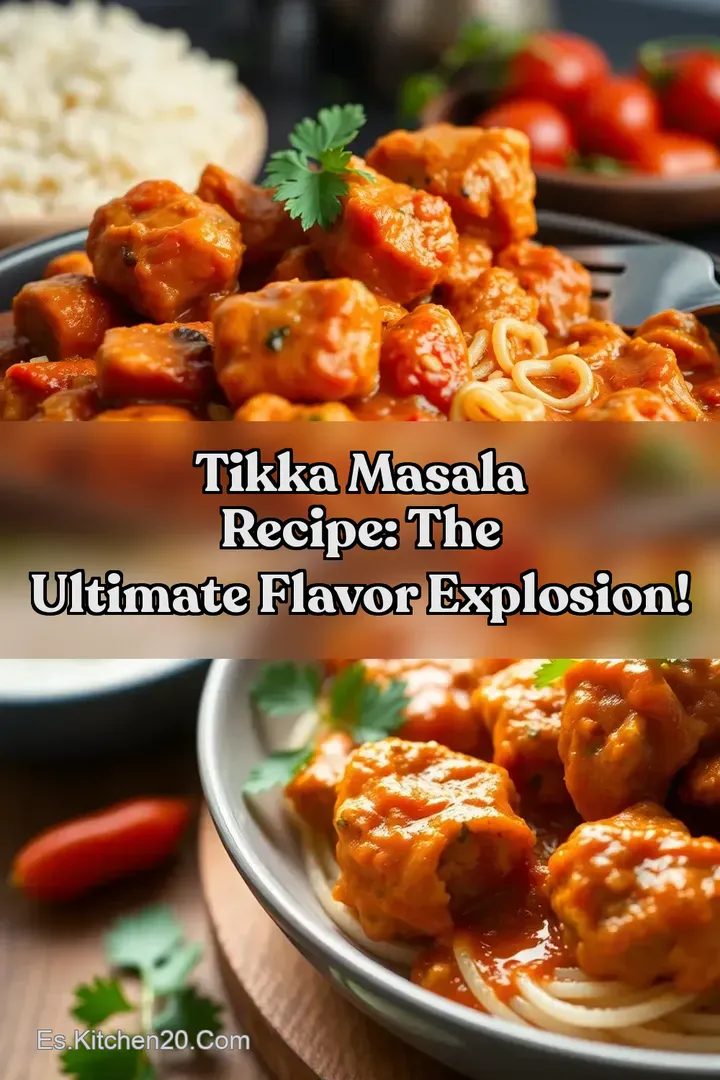 Tikka Masala Recipe: The Ultimate Flavor Explosion!