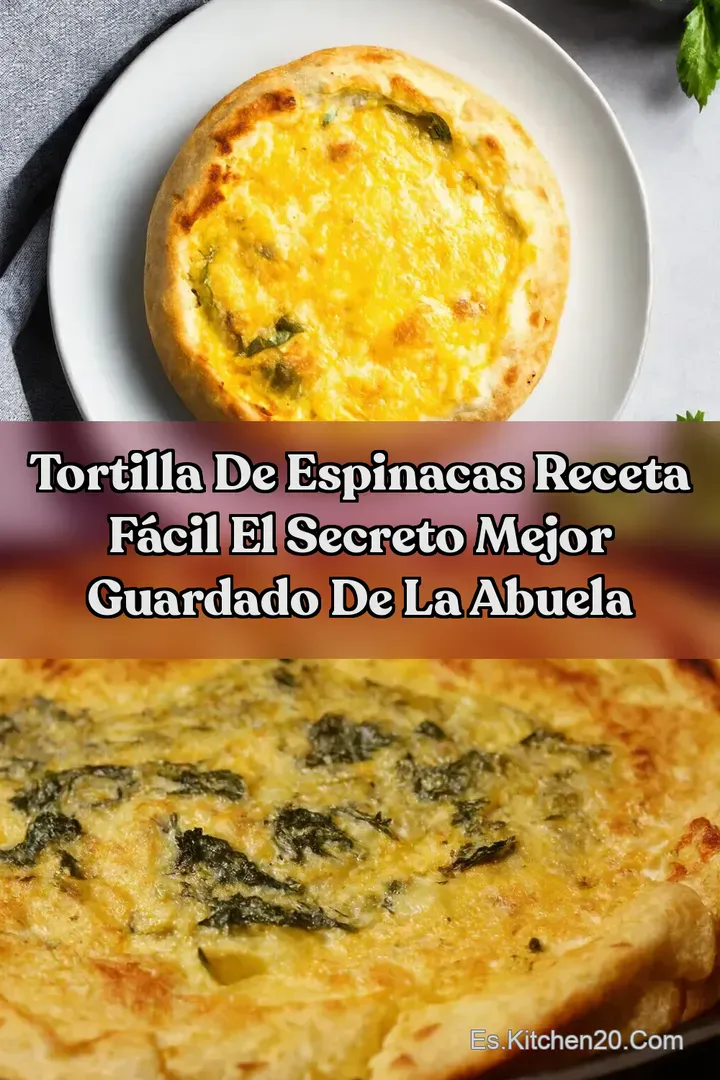 Tortilla de Espinacas Receta F&aacute;cil El Secreto Mejor Guardado de la Abuela