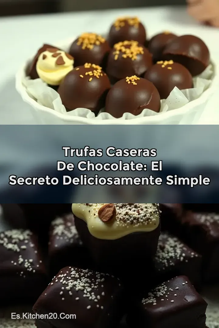 Trufas Caseras de Chocolate: El Secreto Deliciosamente Simple