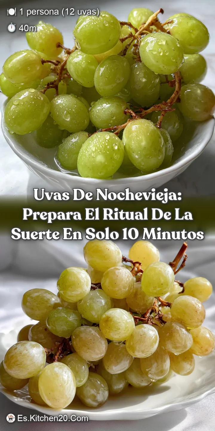 Uvas de Nochevieja: Prepara el Ritual de la Suerte en Solo 10 Minutos