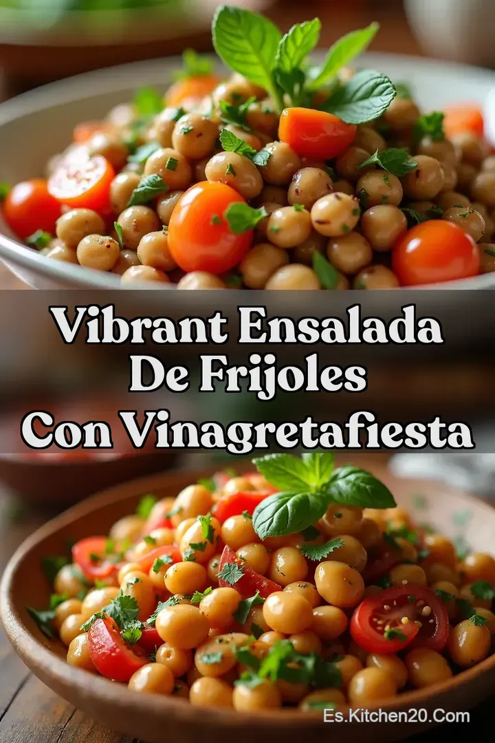 Vibrant Ensalada de Frijoles con VinagretaFiesta