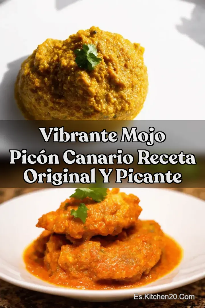 Vibrante Mojo Pic&oacute;n Canario Receta Original Y Picante