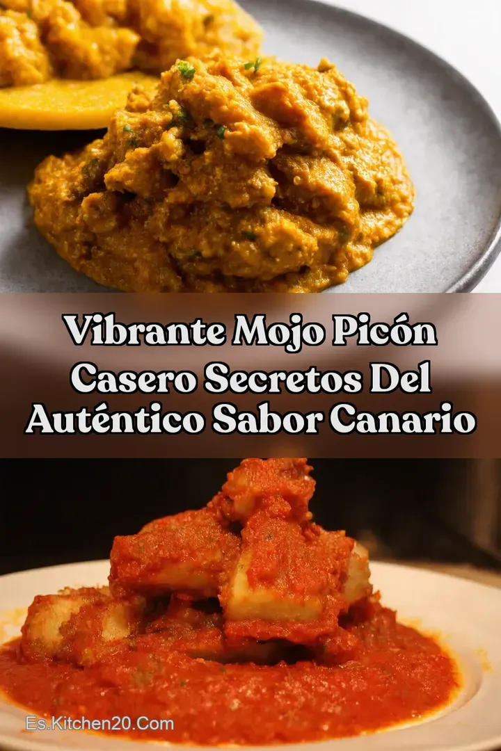 Vibrante Mojo Pic&oacute;n Casero Secretos Del Aut&eacute;ntico Sabor Canario