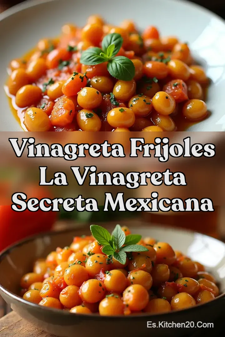 Vinagreta Frijoles La Vinagreta Secreta Mexicana