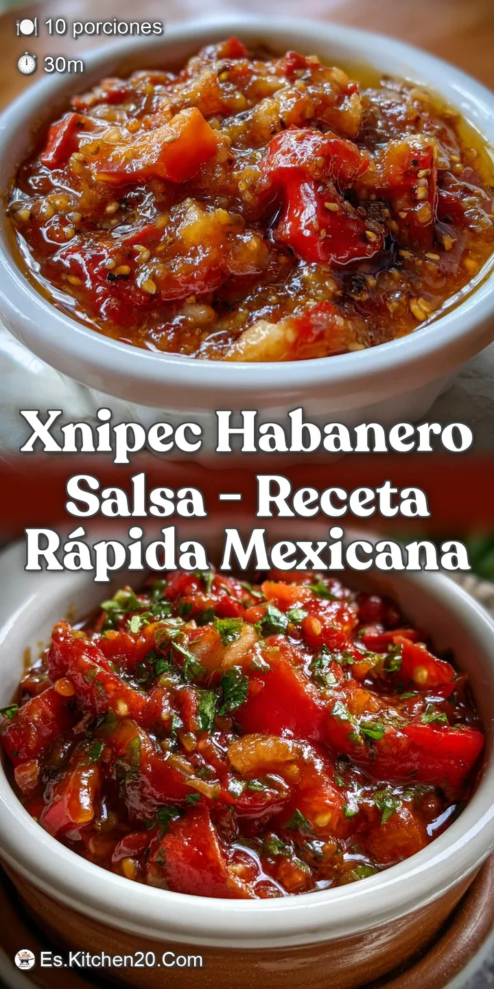 XniPec Habanero Salsa - Receta R&aacute;pida Mexicana