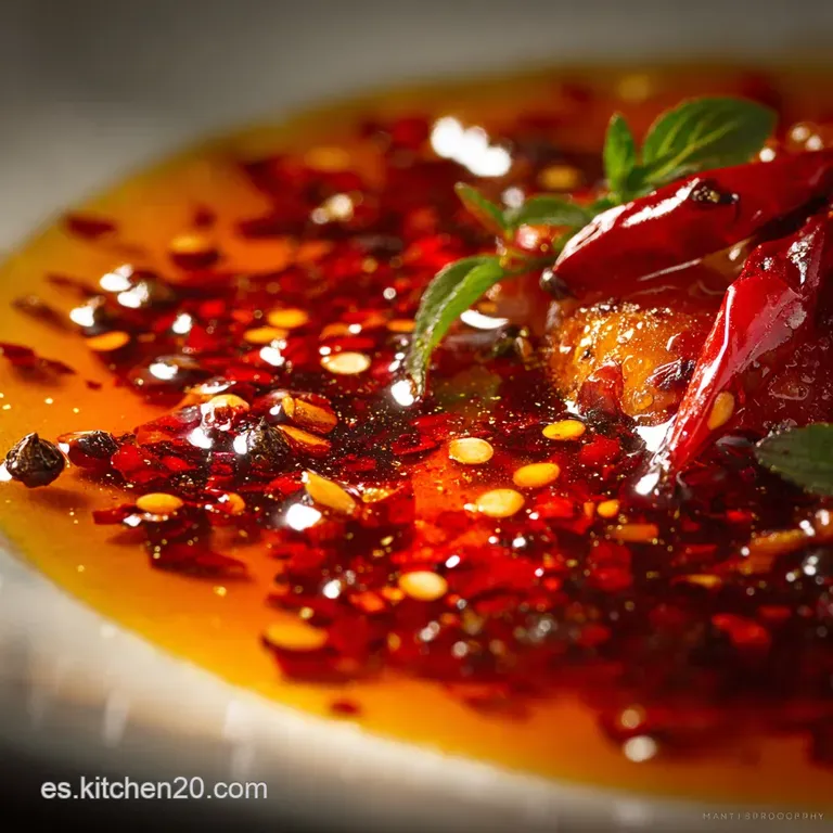 Chili Crisp: Aceite De Chile Crujiente Casero Con Explosi&oacute;n Umami presentation